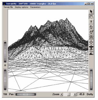 TerrainViz mesh density