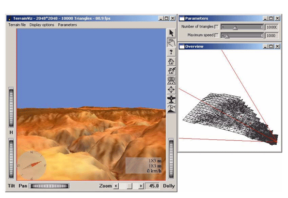 Grand Canyon visualized with TerrainViz