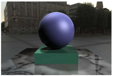 Car paint shader with specularColor 0.4 0.4 0.4 and shininess 6