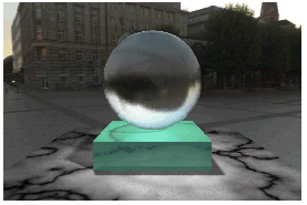 RTXGlass and RTXPhong shaders enhanced with glossy surfaces effects